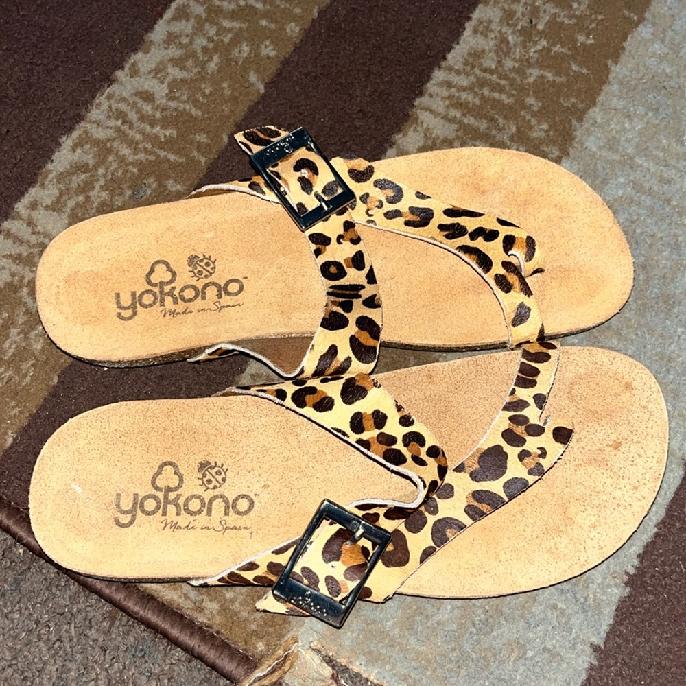 Cheetah Print Womens Sandals